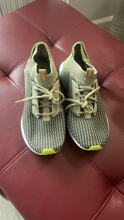 Tennis Puma Verde Blanco Size 8.5 Soft Foam