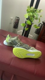 Tennis Puma Verde Blanco Size 8.5 Soft Foam